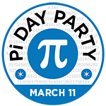 Pi Day Party 2025 - logo